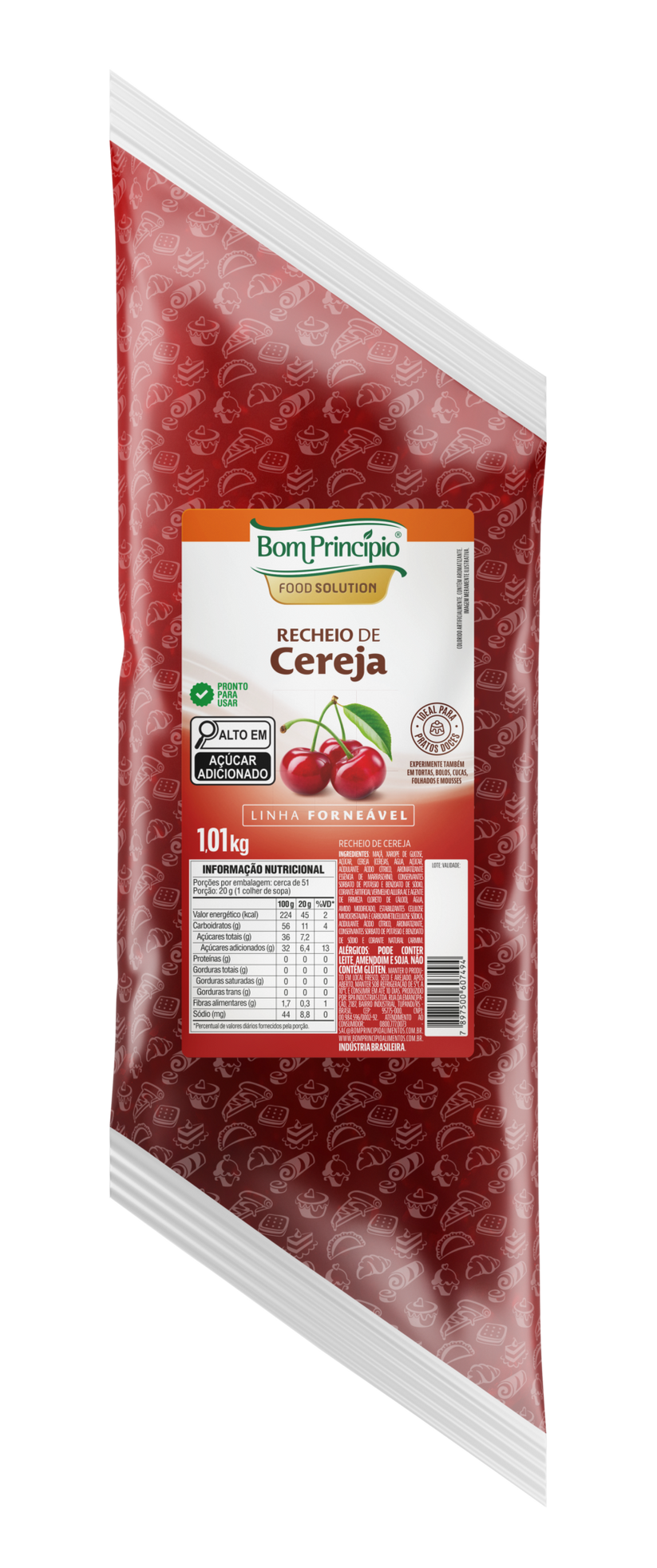 Relleno de cerezas