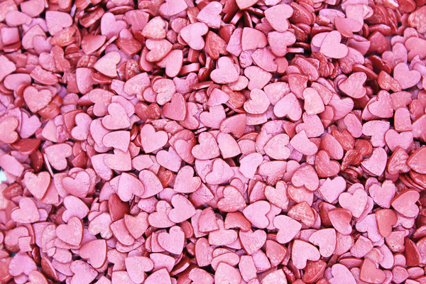 T-G03057 CORAZÓN GRANATE