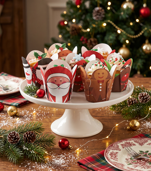 Caja capacillo Tulipán Navideño