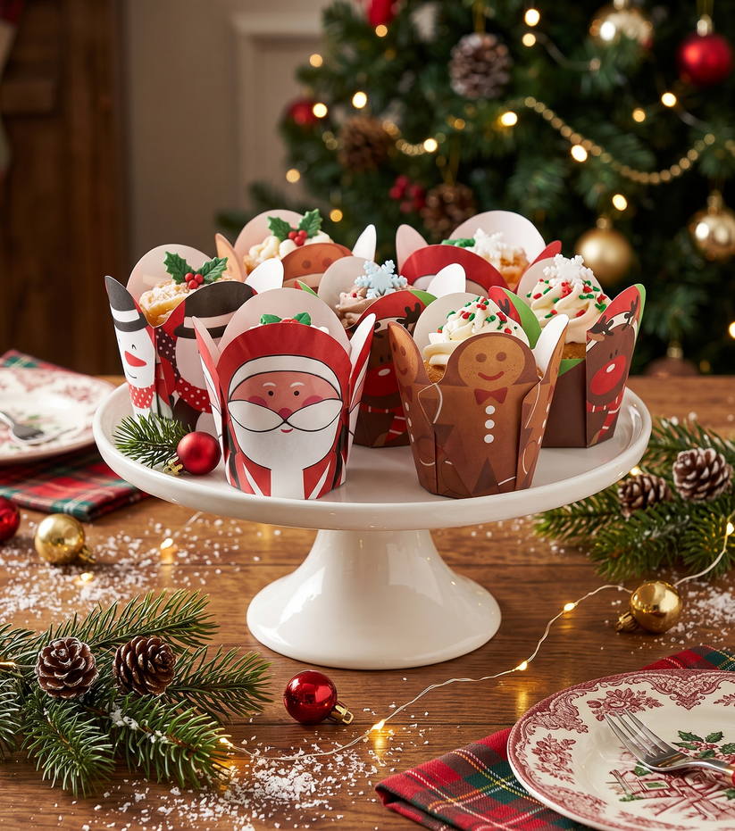 Caja capacillo Tulipán Navideño